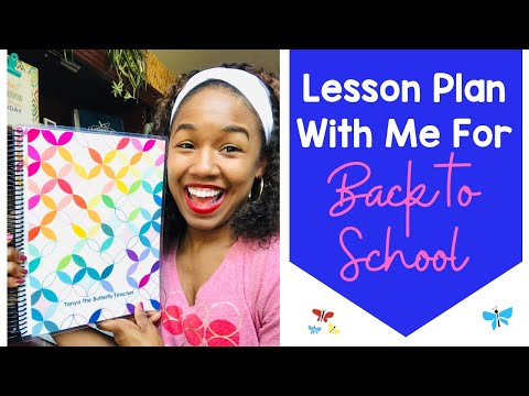 Lesson Plan with Me for Back to School | Upper Elementary Lesson Plans with Procedures