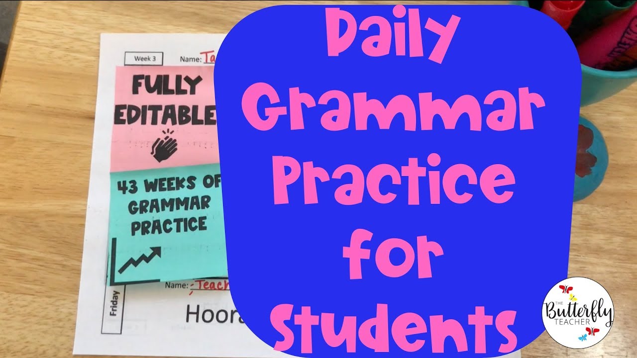 Daily Grammar Practice for Kids | Teaching Grammar