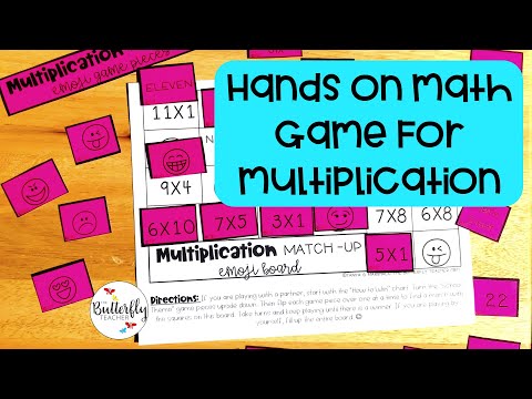 Hands-On Math Game for Multiplication