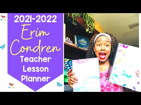 2021-2022 Erin Condren Teacher Lesson Planners