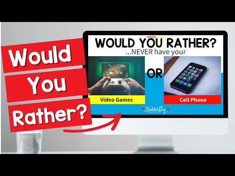 "Would You Rather?" Questions to Get to Know Your Students or Team | Would You Rather Brain Break