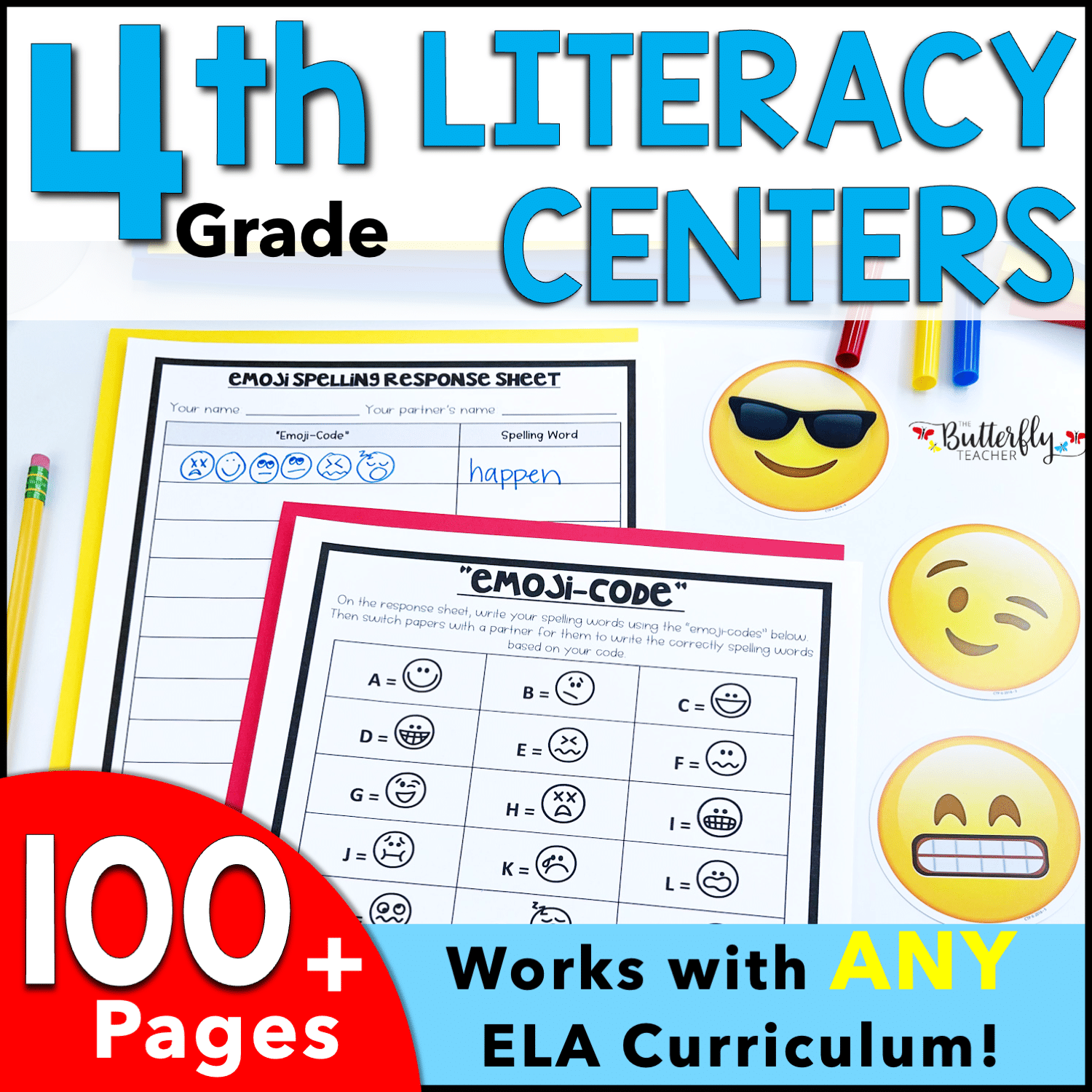 4th Grade Literacy Centers cover