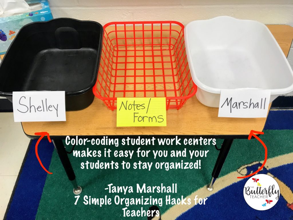 simple organizing hacks for teachers