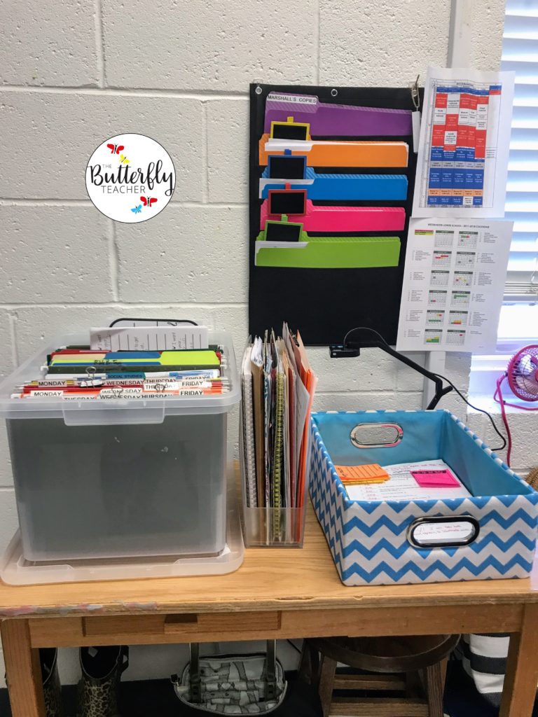simple organizing hacks for teachers