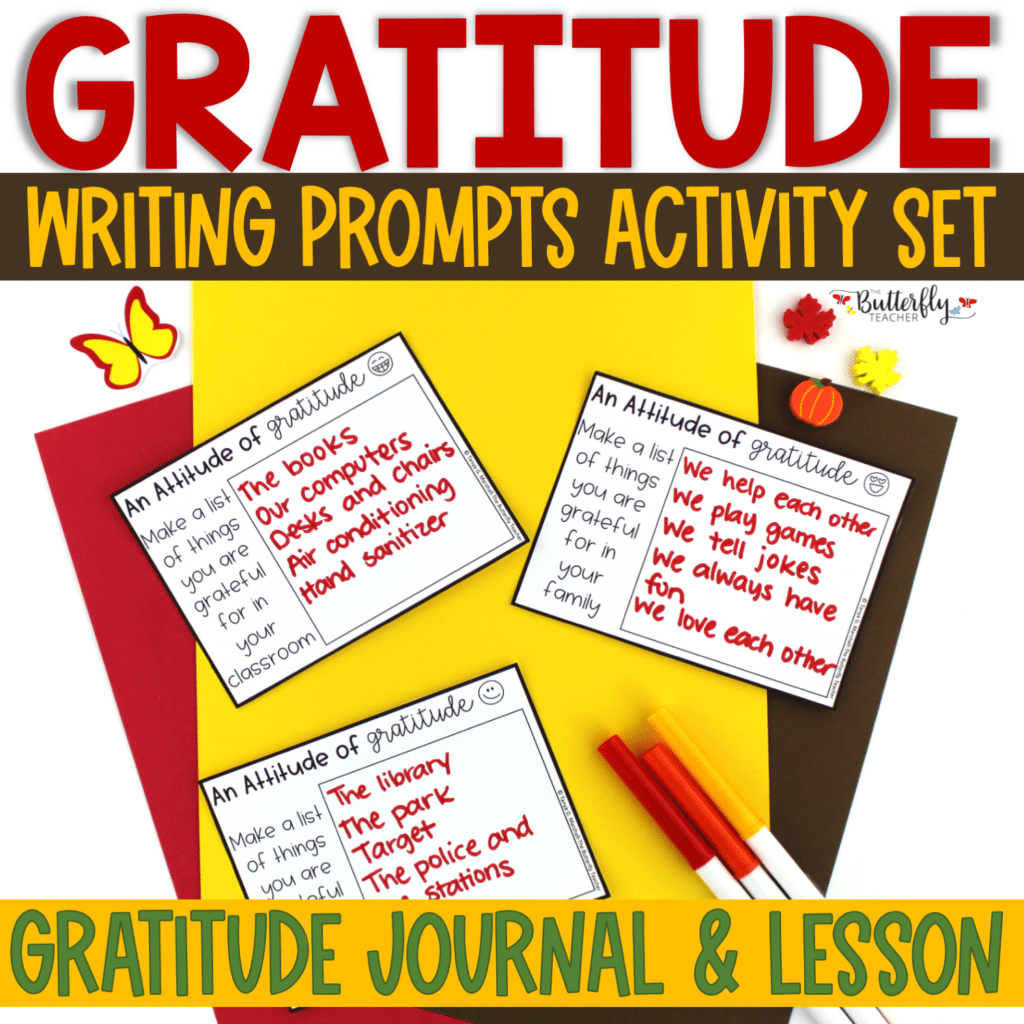 gratitude writing prompts