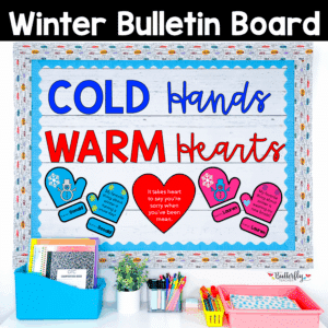 winter bulletin board