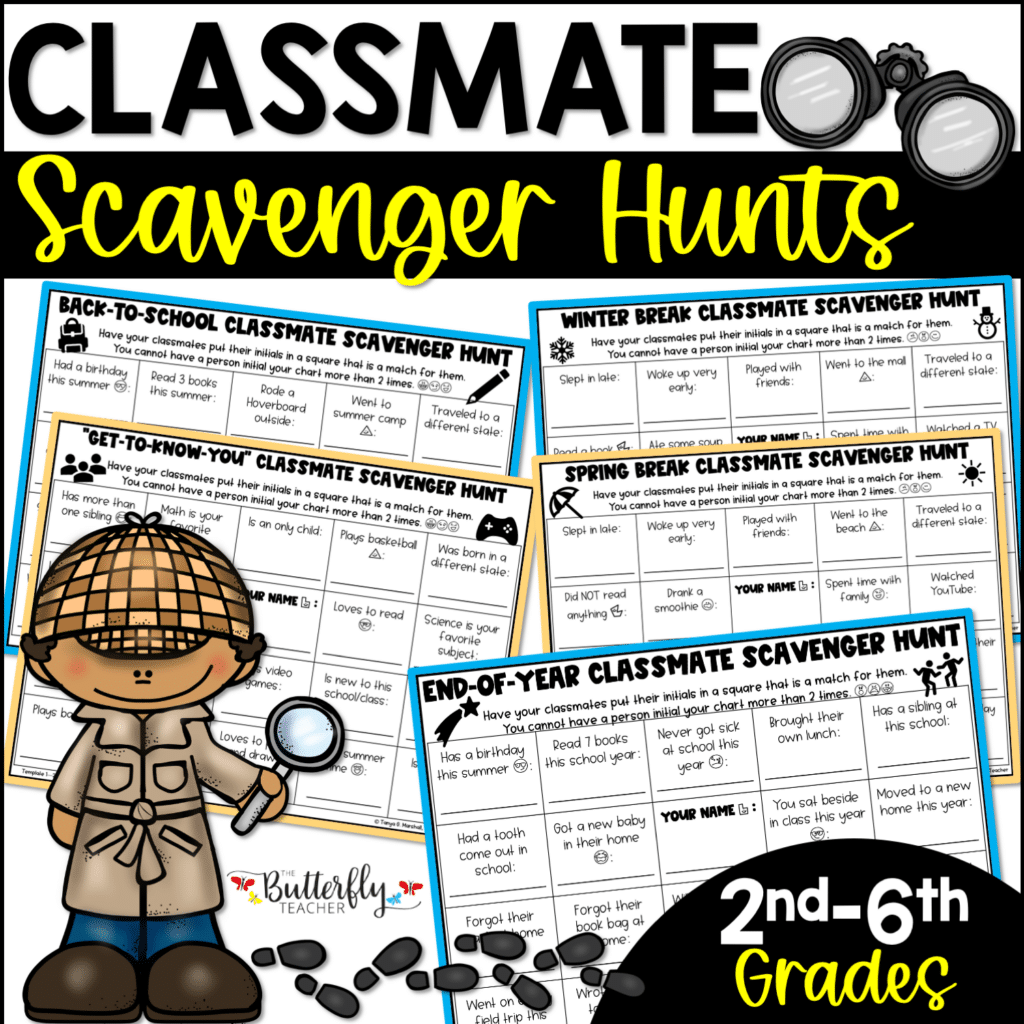 classmate scavenger hunt
