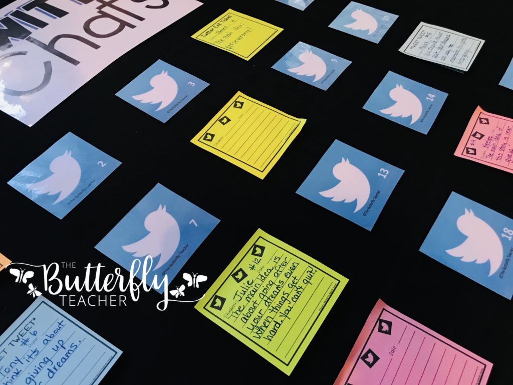 Twitter exit tickets