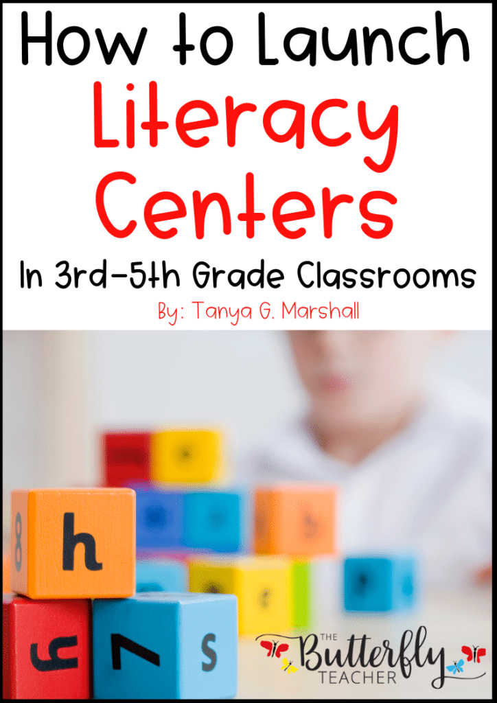 launching literacy centers book