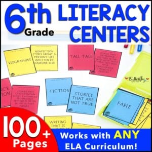 6th Grade Literacy Centers
