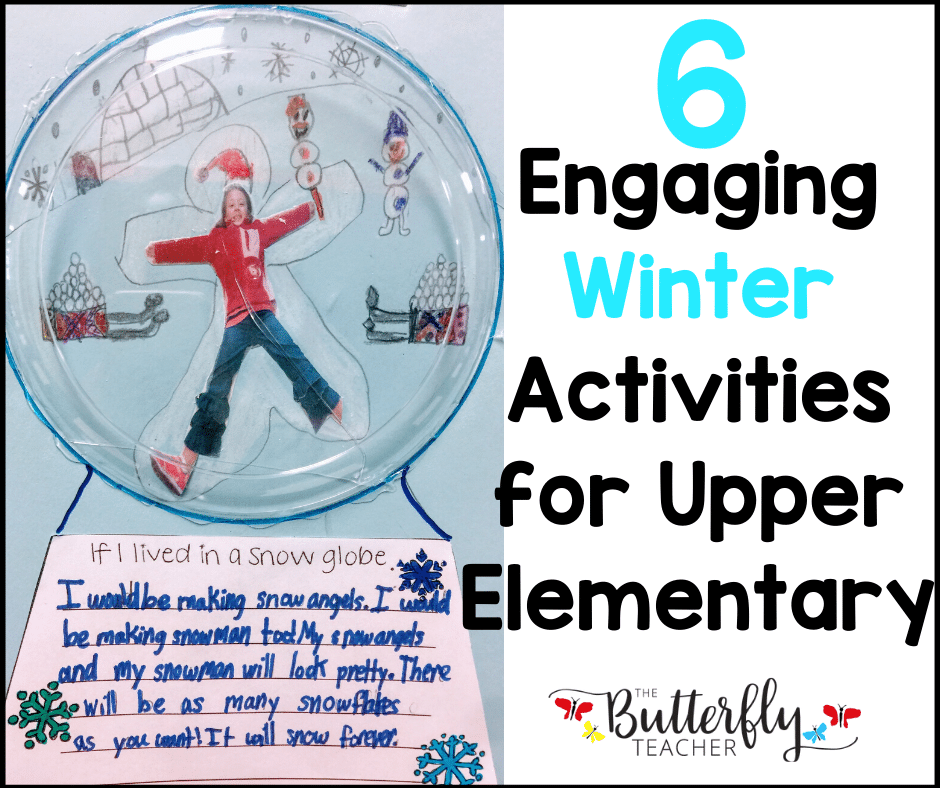 winter literacy activities for upper elementary