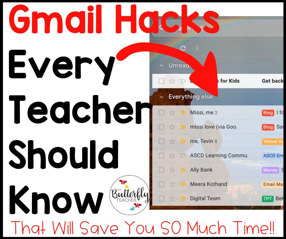 email productivity tips for teachers