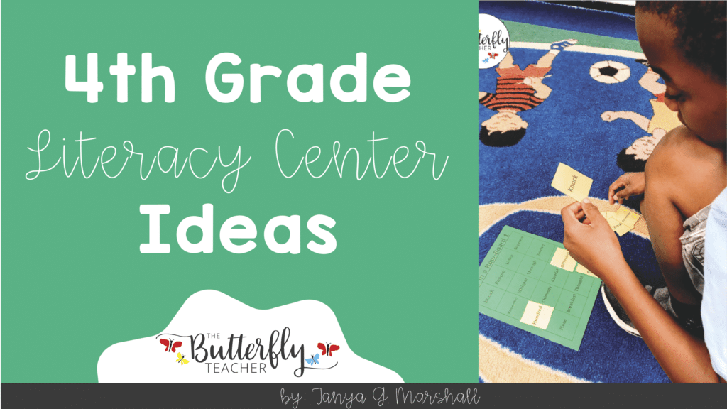 4th-Grade-Literacy center ideas