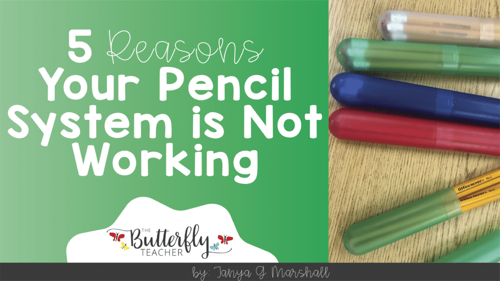 Pencil system in the classroom