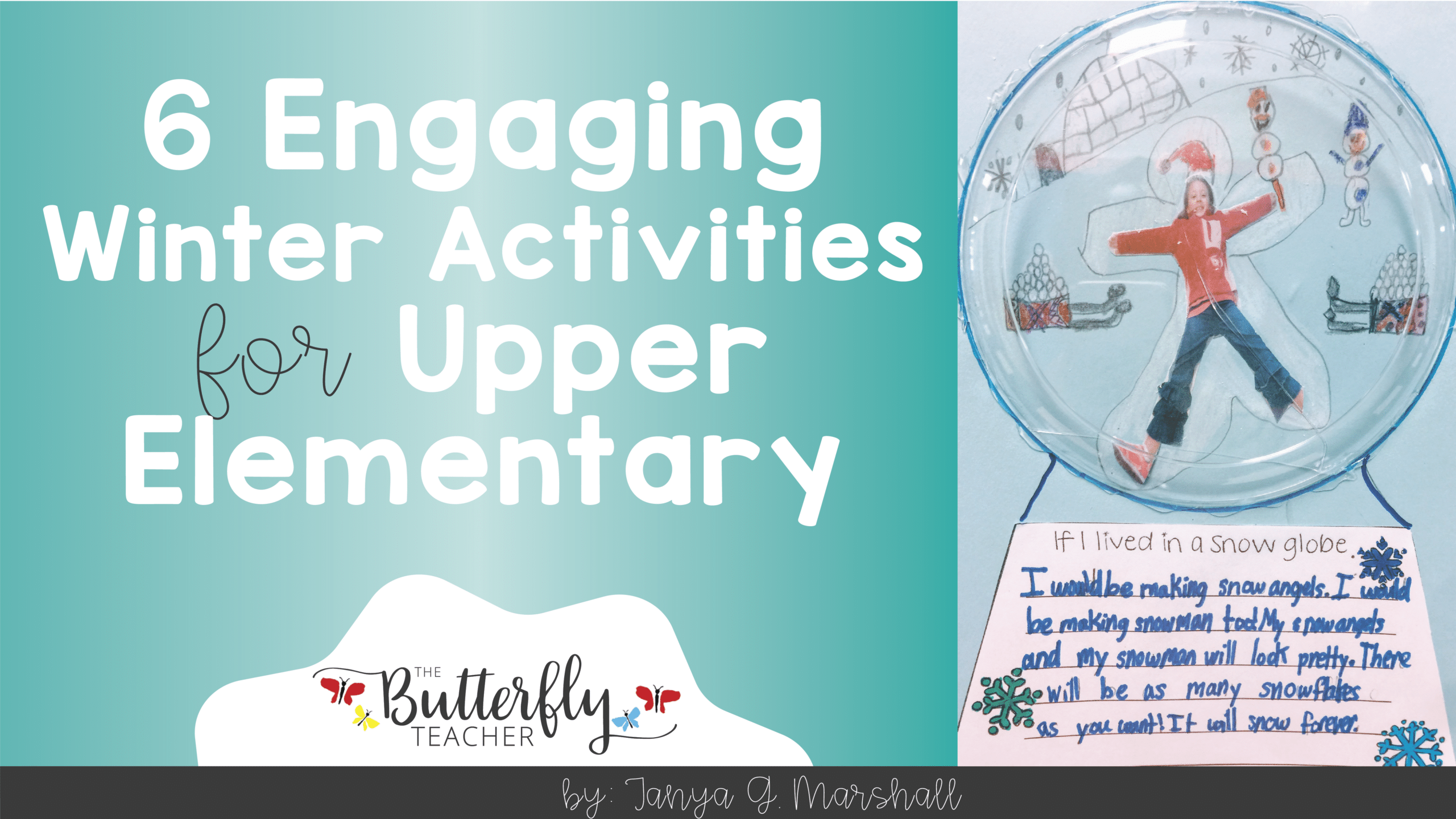 winter literacy activities for upper elementary