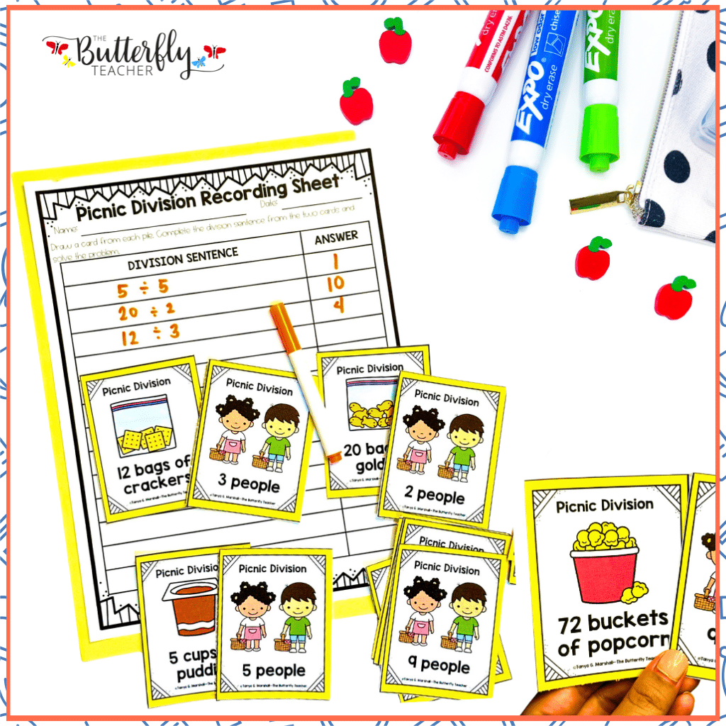 3rd grade math center activities