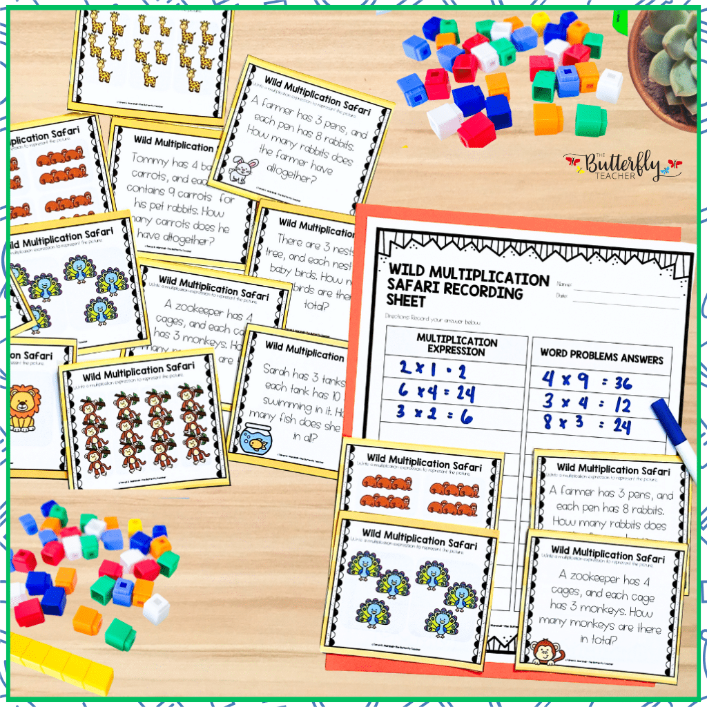3rd grade math centers packets
