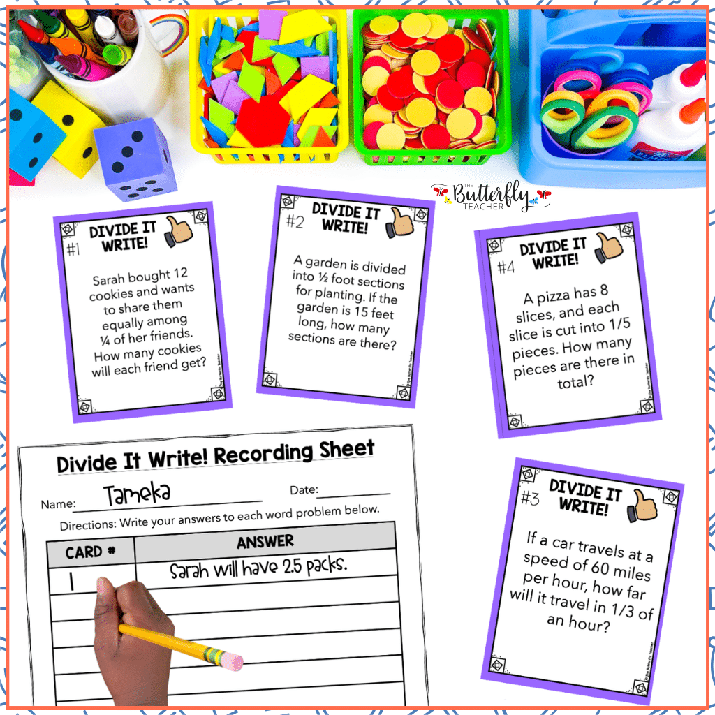 5th grade math center activities