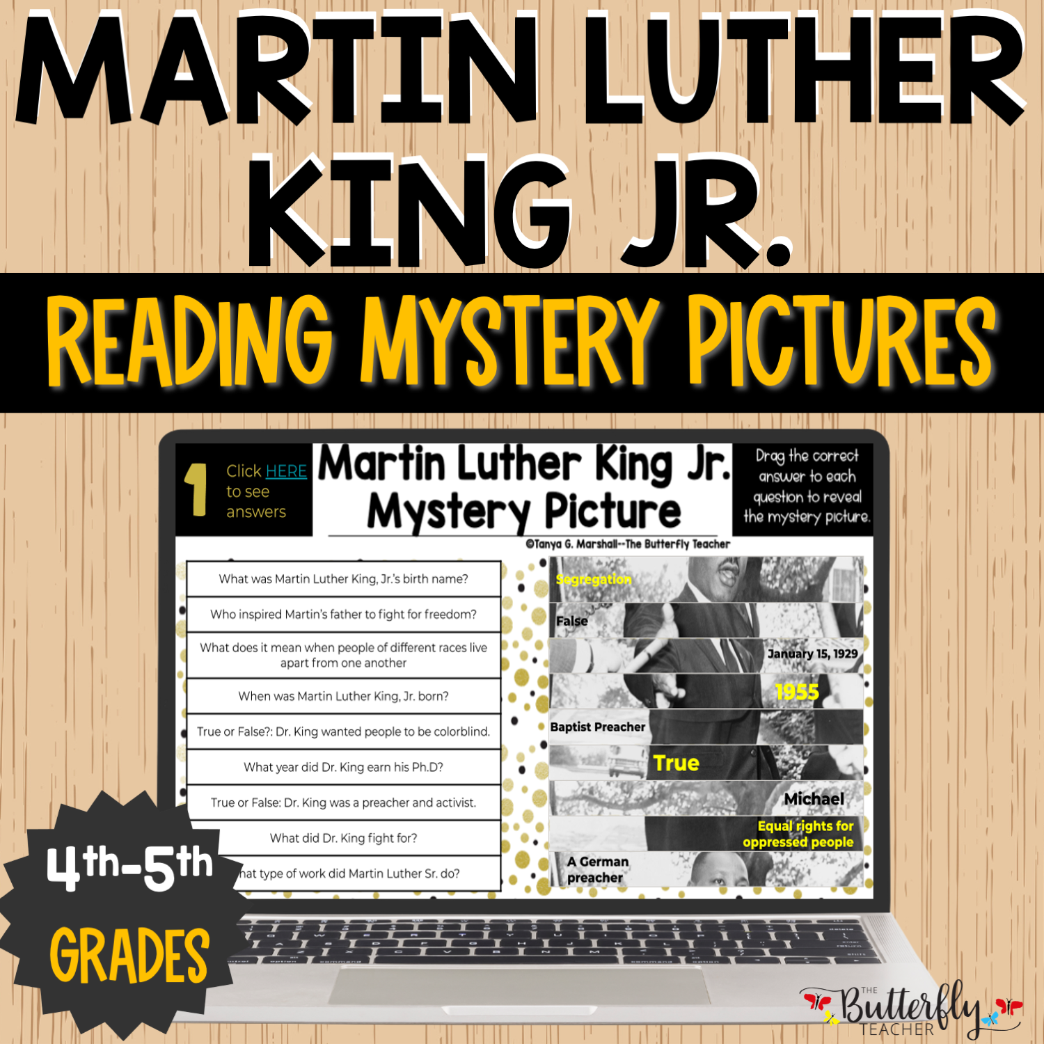 martin luther king jr activity