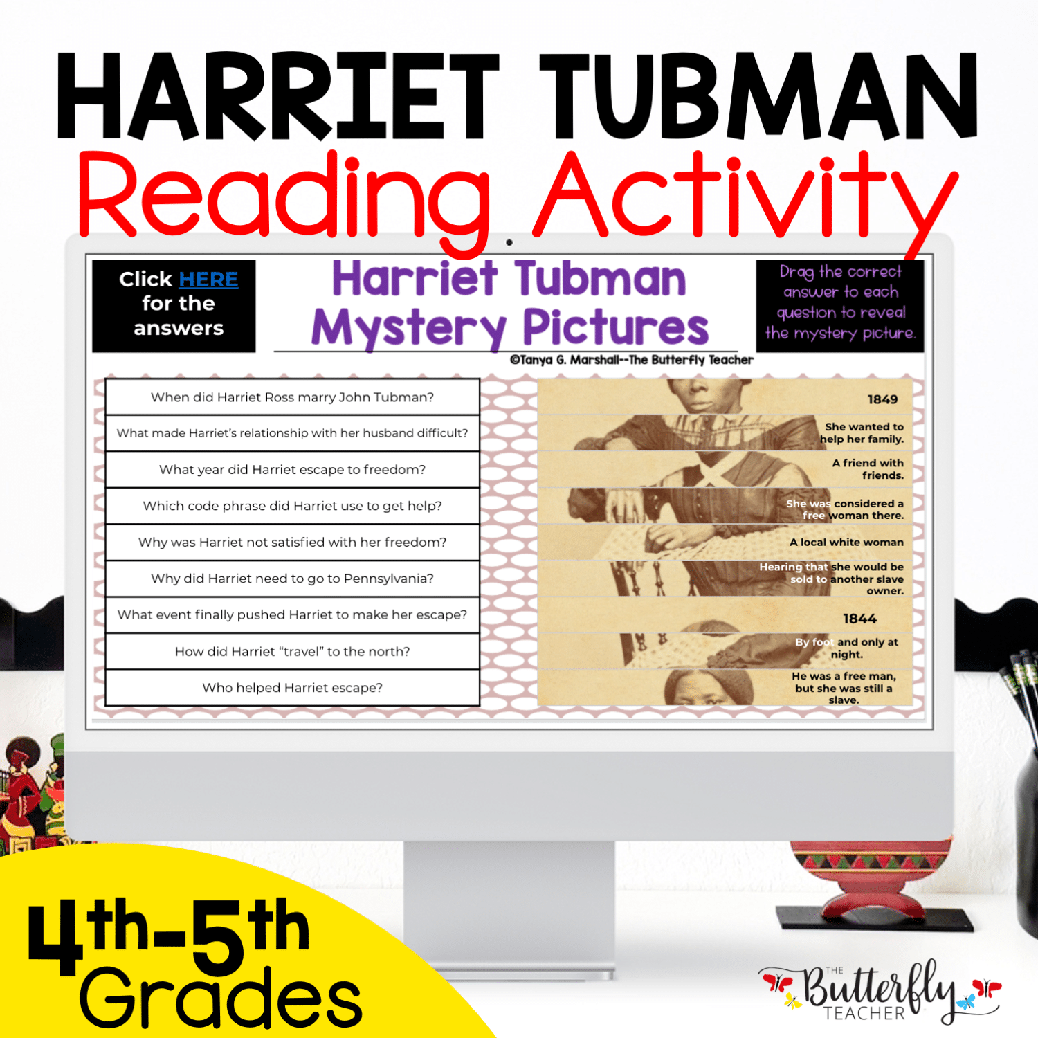 harriet tubman reading