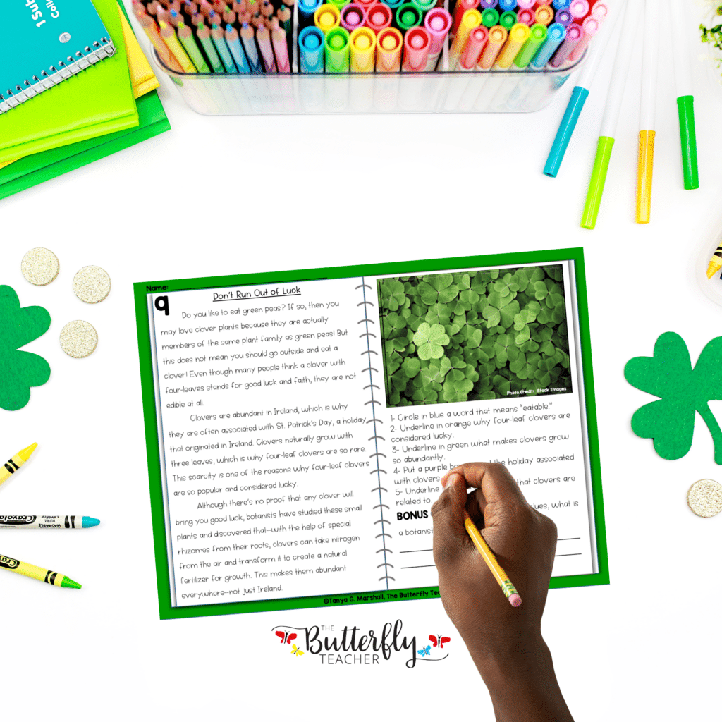 St. Patrick's day activities