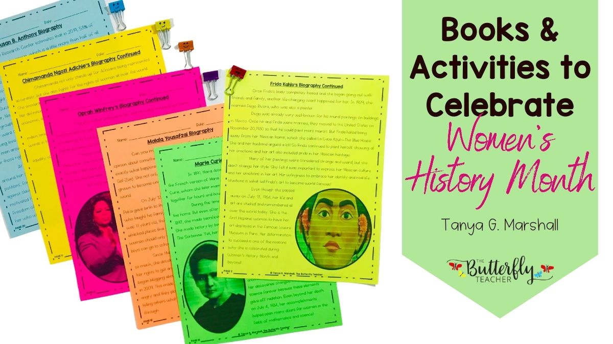 activities to celebrate Women's History month
