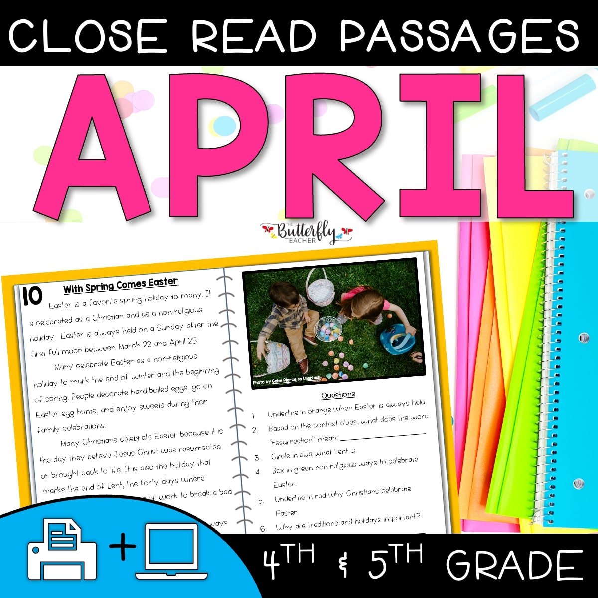 April spring informational texts
