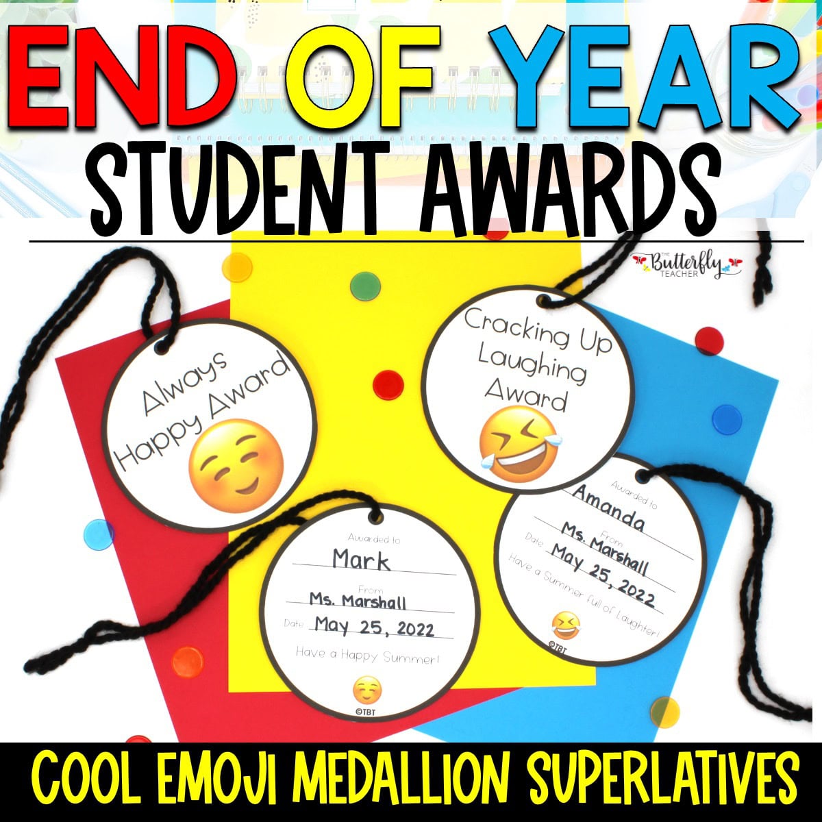 end of the year classroom awards