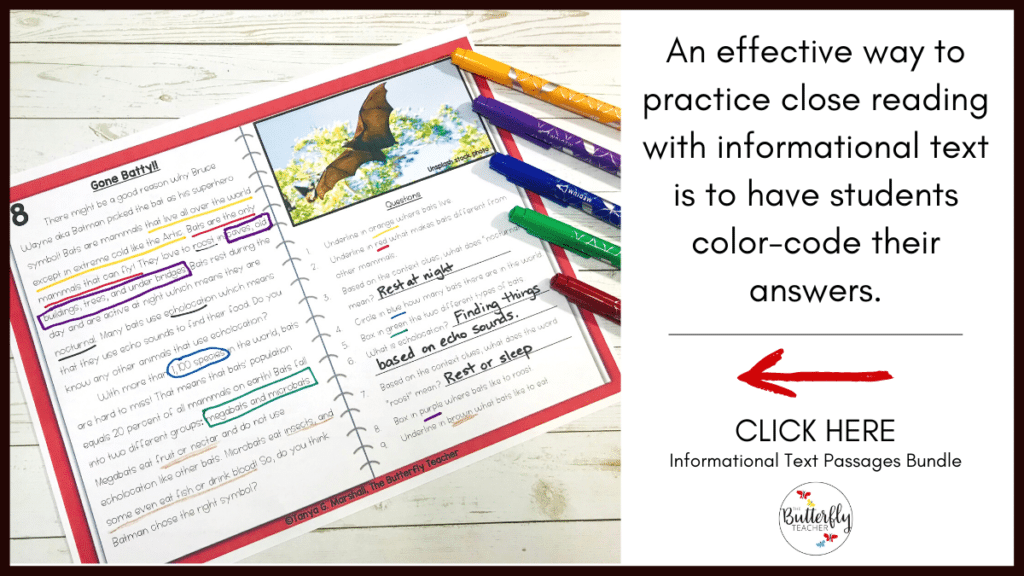 informational text to upper elementary