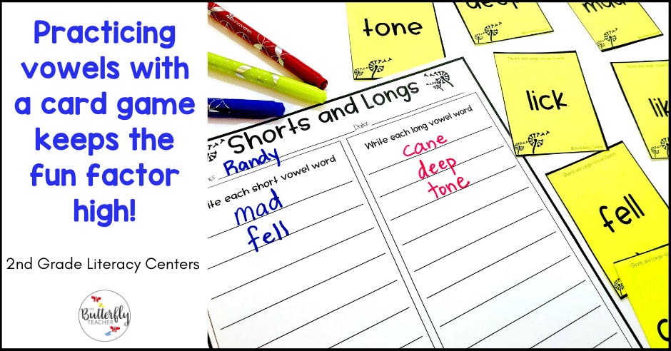 2nd grade literacy center ideas