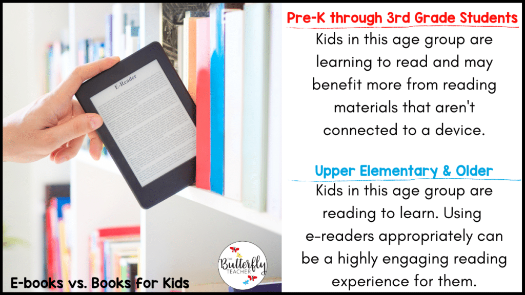 ebooks vs. books for kids