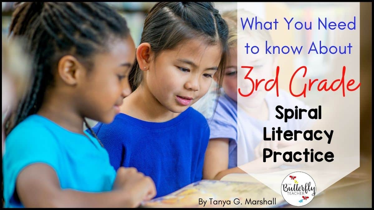 3rd grade spiral literacy practice