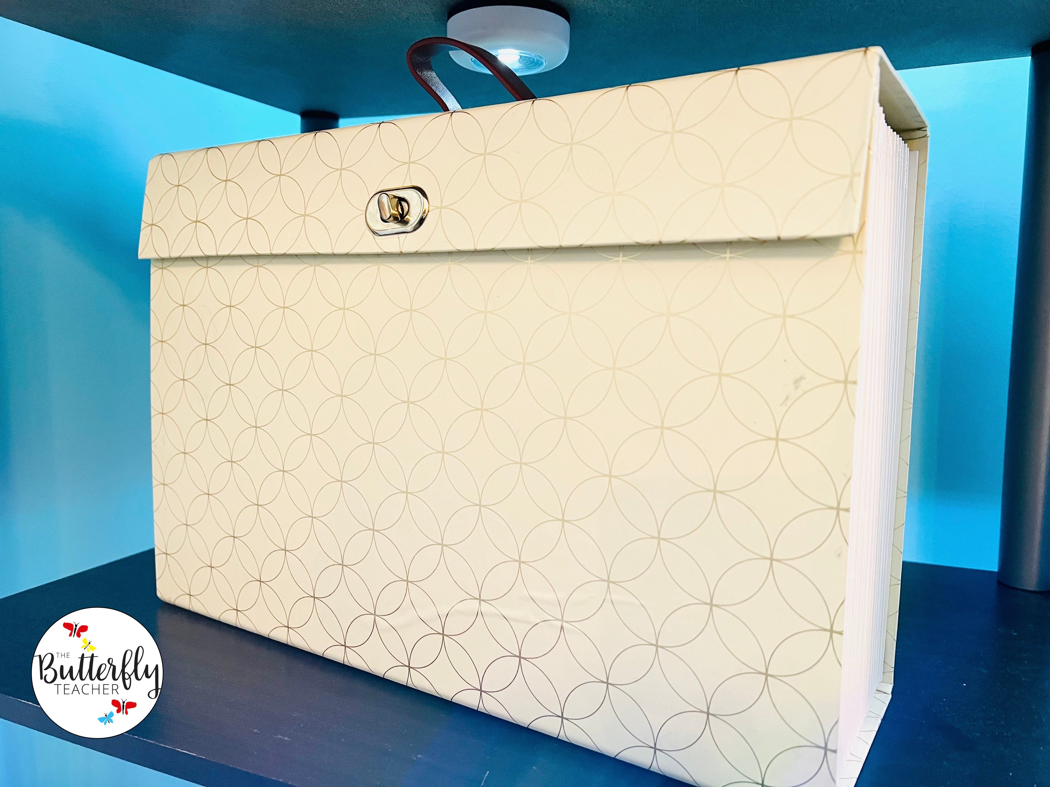 Teacher Desk Organization Accessories and Ideas 6 file-folder-storage-container