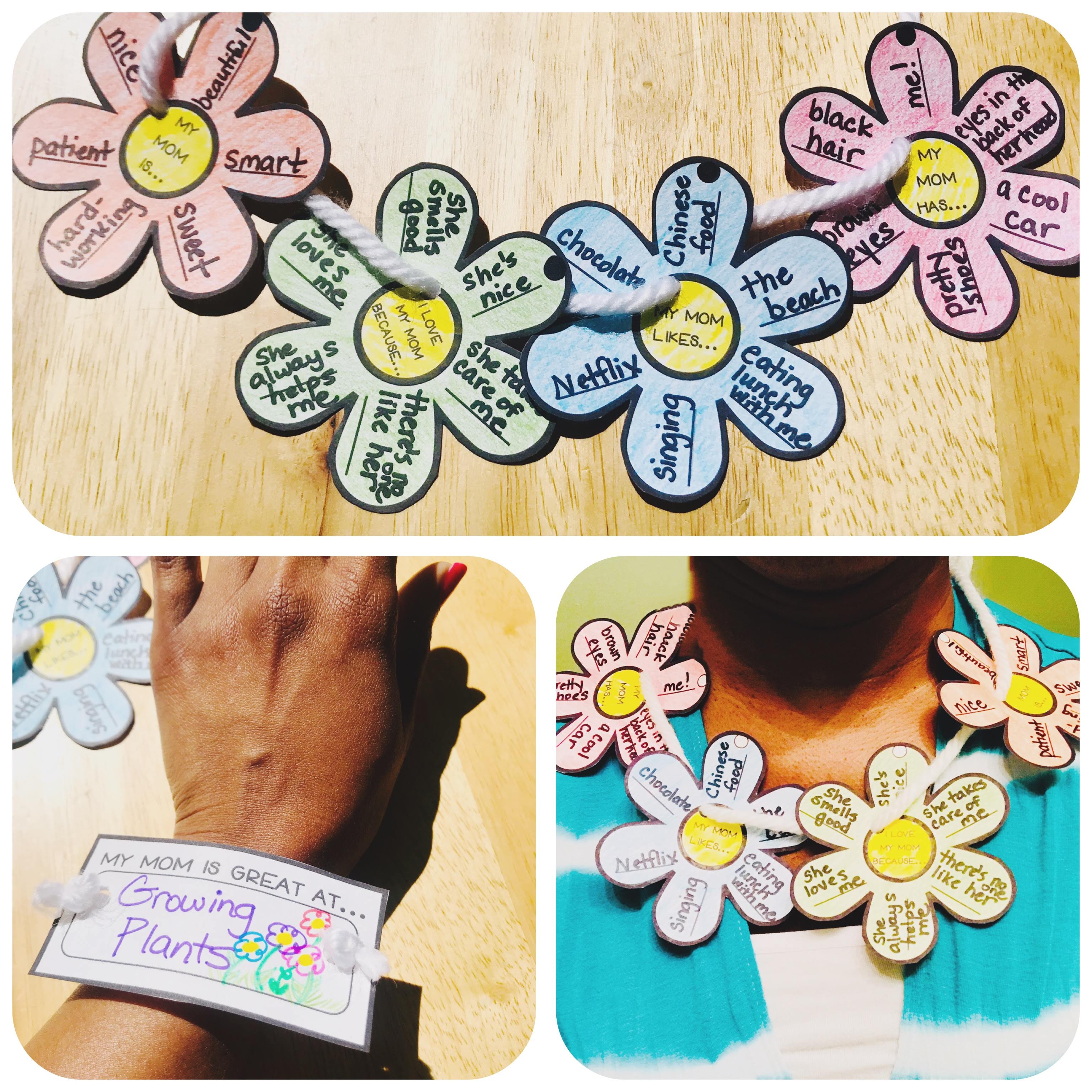 mothers day jewelry craft set for kids