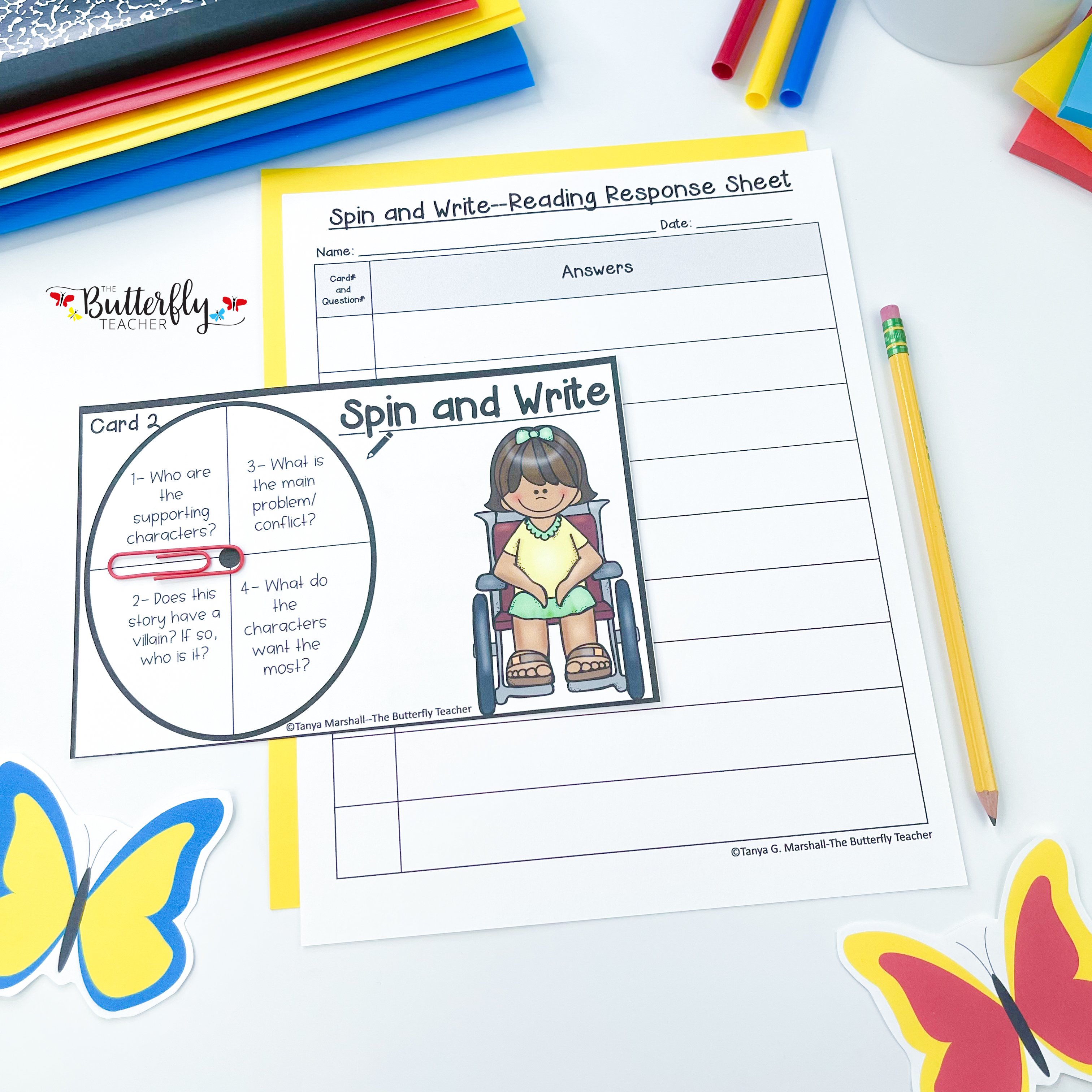 Unexpected 2nd Grade Literacy Center Ideas Students Will Love 4 2nd-grade-literacy-center-activities-spin-and-write