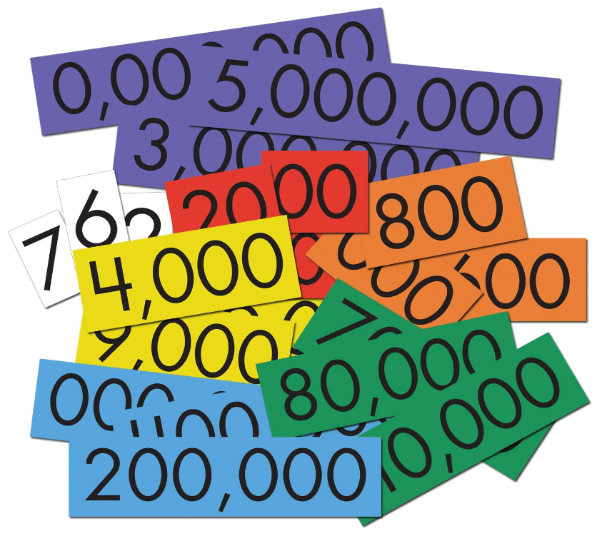 Math Supplies for Teachers - Place Value Math Manipulatives