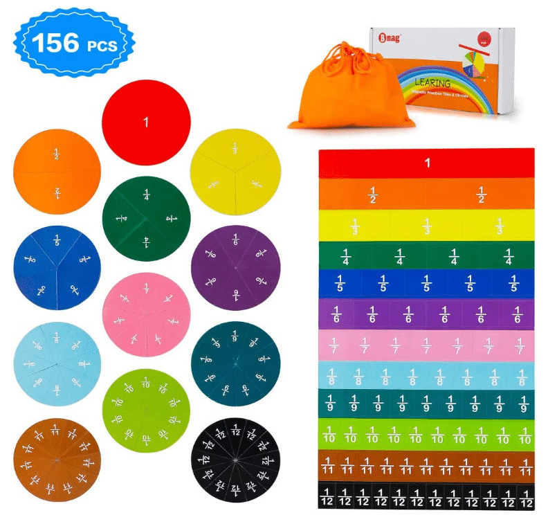 Math Supplies for Teachers - Fractions Math Manipulatives