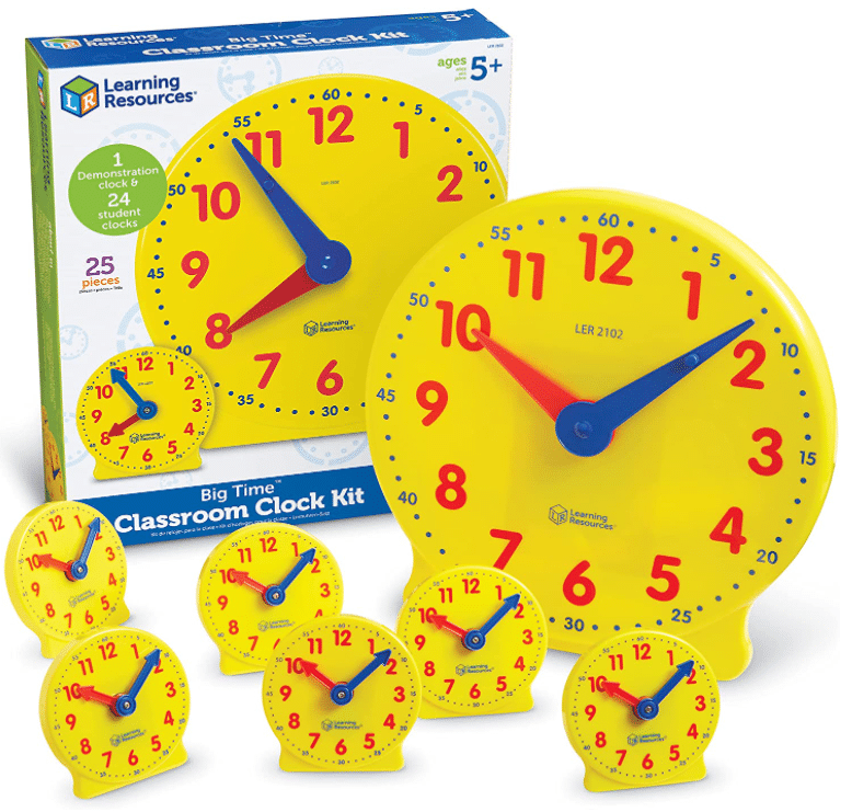 Math Supplies for Teachers - Time and Measurement Math Manipulatives