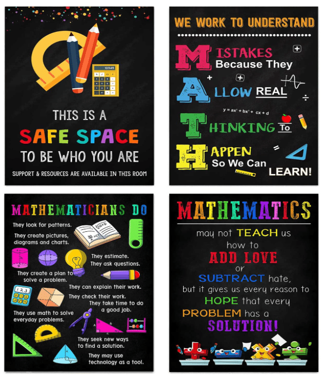 Math Supplies for Teachers - Math Decorations