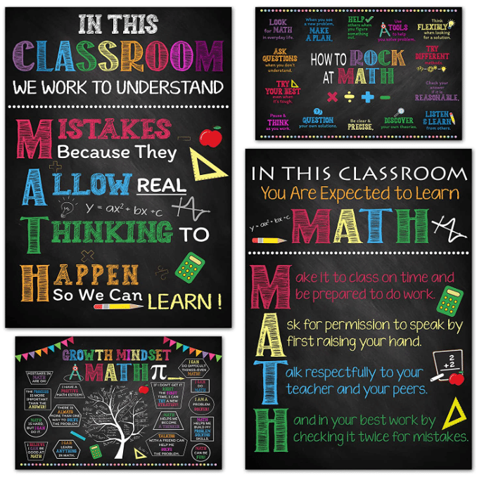 Math Supplies for Teachers - Math Decorations