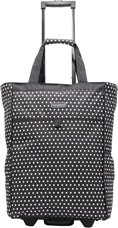 Traveland Multi-Purpose Rolling Tote-Dot