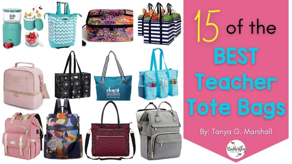 best teacher tote bags