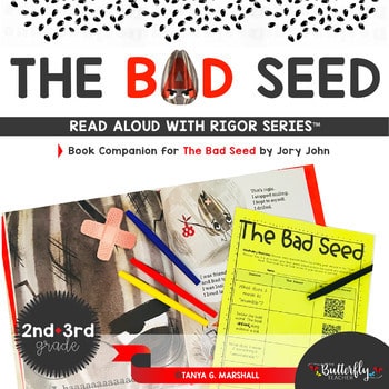 The Bad Seed Read Aloud Companion | Printable + Google Slides Reading Activities