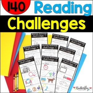 Alternative to Reading Logs Bookmark Challenges Editable Reading Certificates