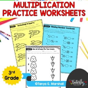 3rd Grade Multiplication Practice Worksheets | Review Multiplication 3.OA.A.1