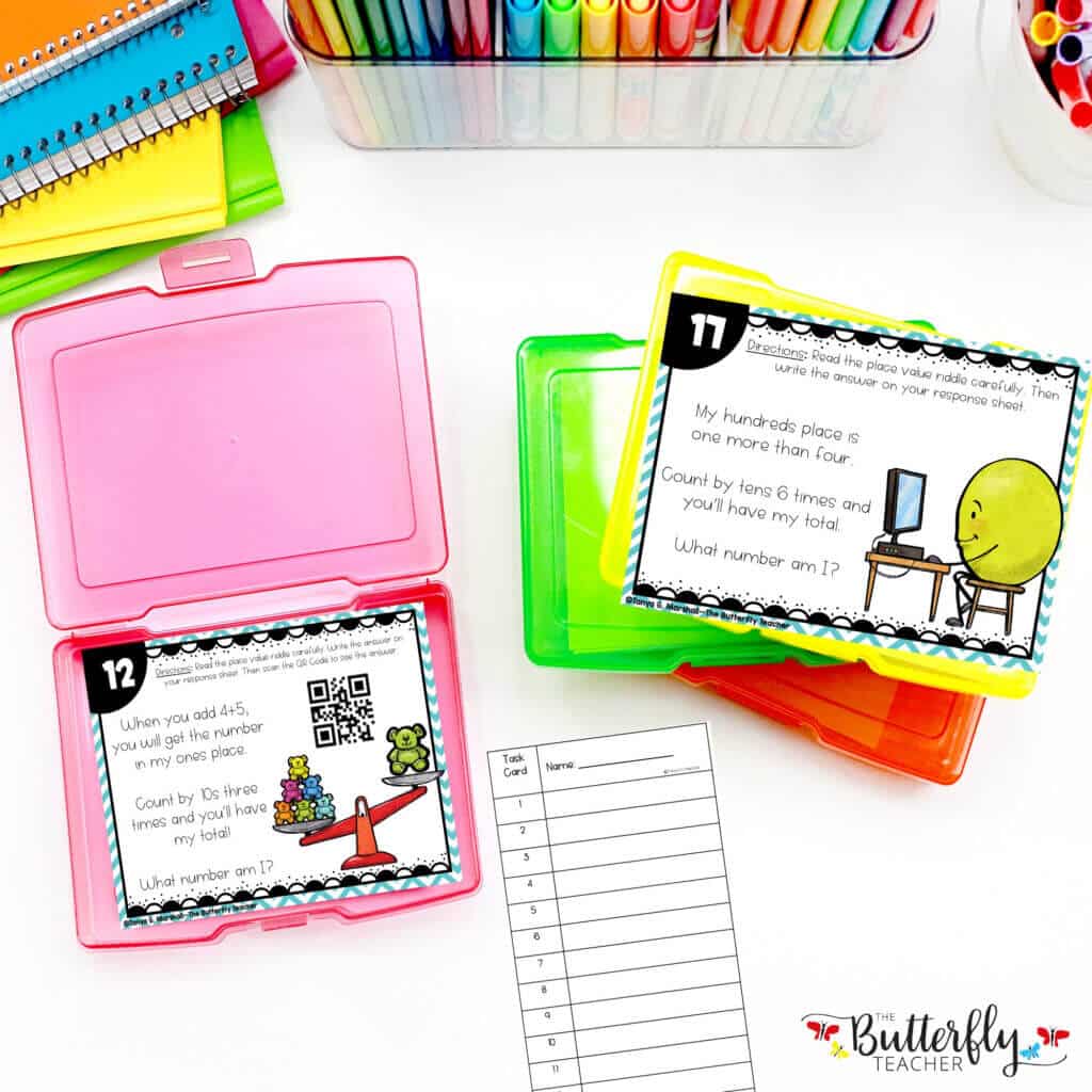 make task cards fun