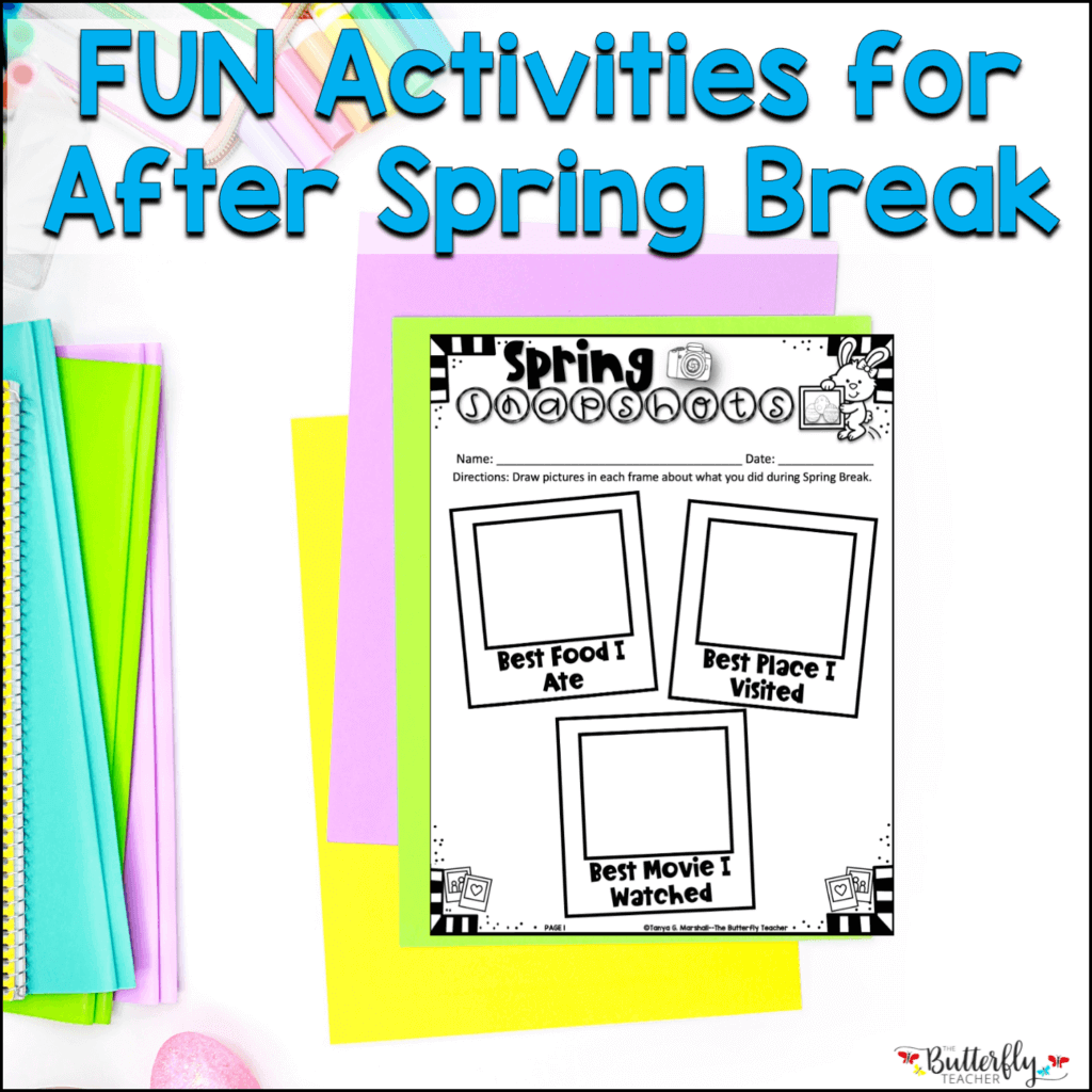 before spring break activities