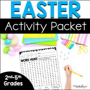 easter spring fun packet