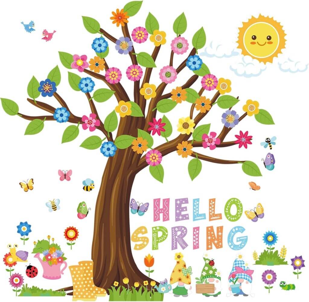 cute spring bulletin boards