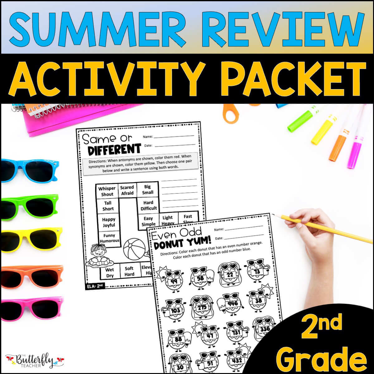 2nd grade summer packet